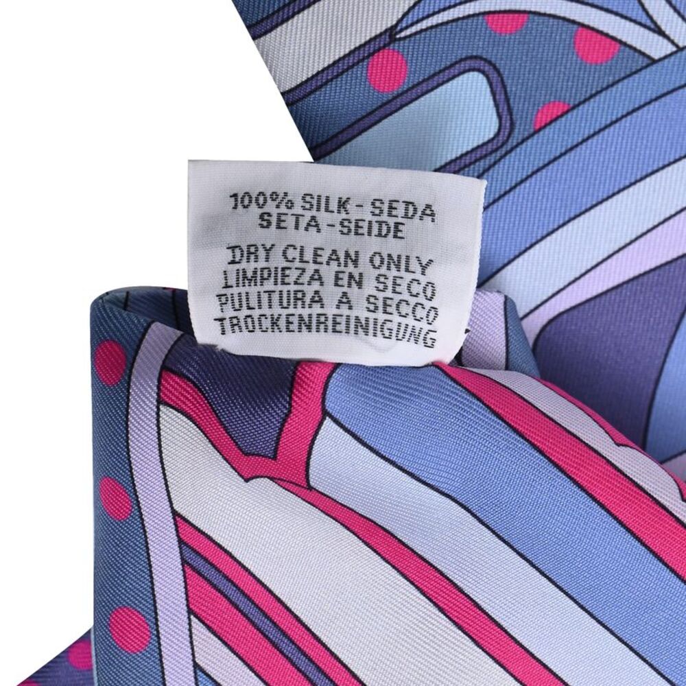 Hermès Faubourg Rainbow Twill Scarf in Multicolor Silk - Picture 3 of 9